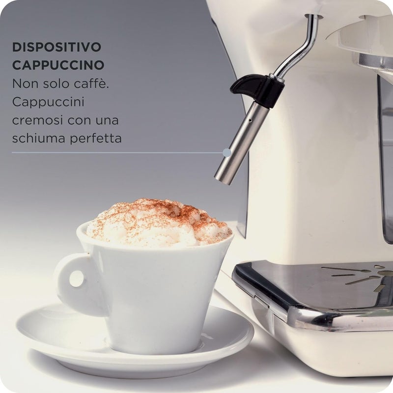 Ariete 1389A Coffee Machine Vintage, 850 W, 2 Cups, Green - Image 4