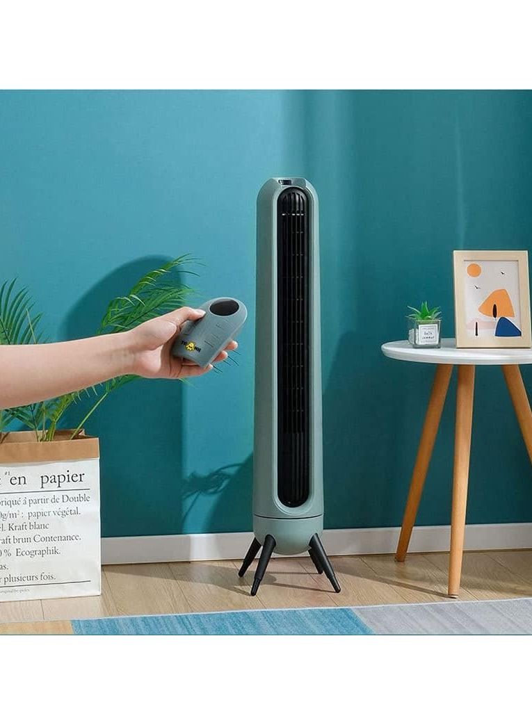 Cool Baby COOLBABY Tower Fan Electric Fan Multifunctional Bladeless Fan Tcxx New Harbour Green Floor Fan  - Image 2