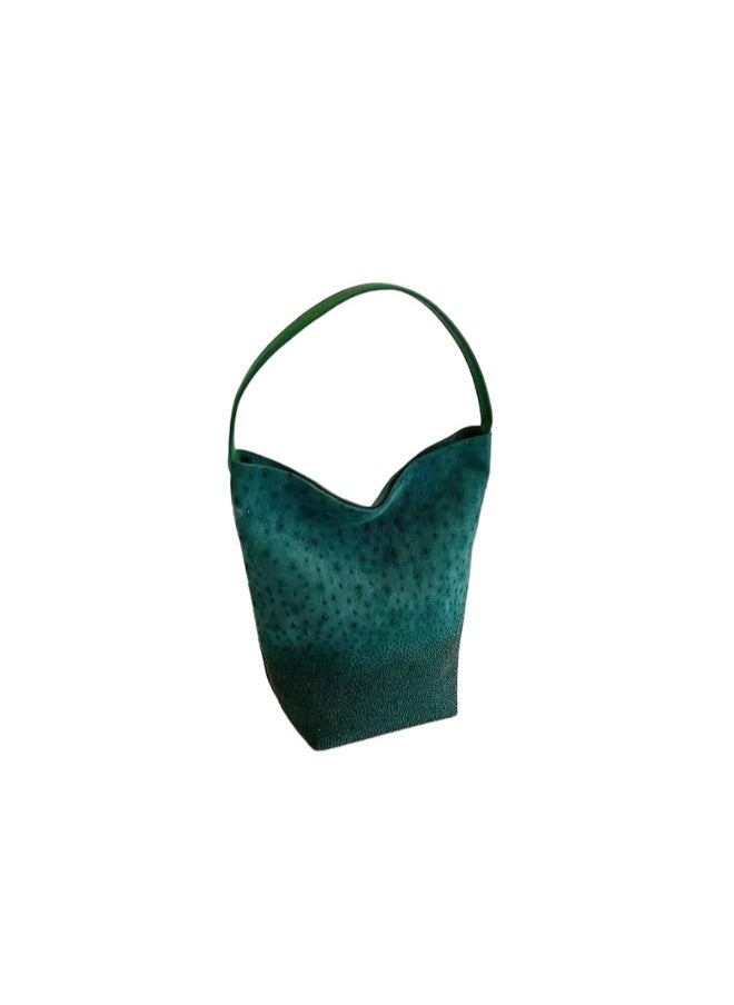 Rup Art Crystal Designer Faux Women’s Suede Leather Tote Bag Diamond Bucket Shoulder Bags Bucket Underarm Women Luxury Designer Handbags And Purses Rup Art  - Image 1