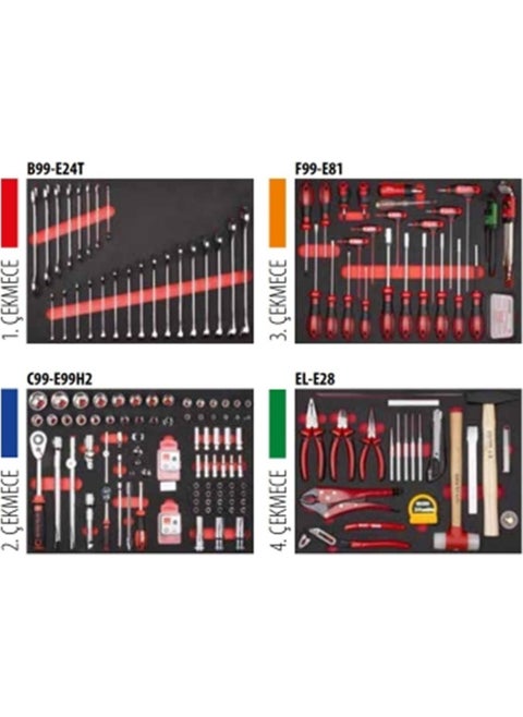 232 Piece MIDI-1 General Purpose Tool Set A50TK-232/1T