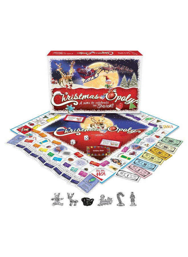 Late for the Sky: Christmas-Opoly, Festive Twist on one of the Most Well Known Board Games, Christmas Theme to Celebrate the Season, For 2 to 6 Players - Image 1
