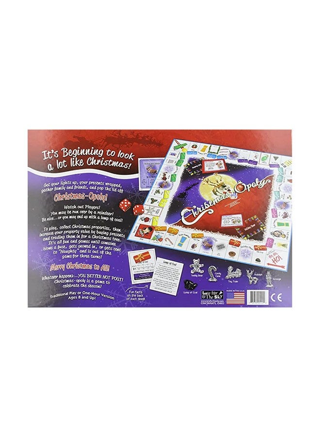 Late for the Sky: Christmas-Opoly, Festive Twist on one of the Most Well Known Board Games, Christmas Theme to Celebrate the Season, For 2 to 6 Players - Image 4
