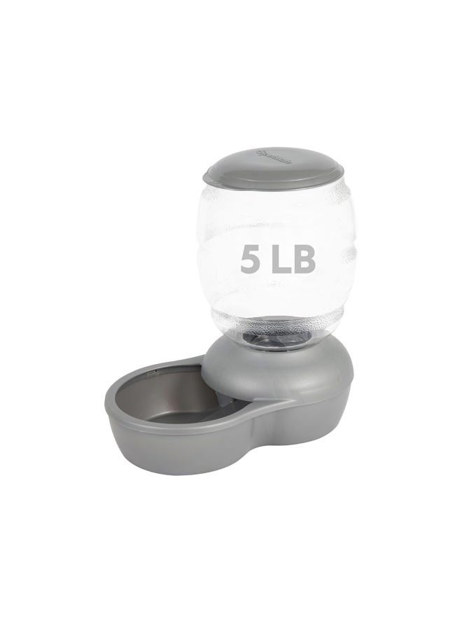 Petmate Replendish Feeder With Microban 2.25Kg White - Image 1