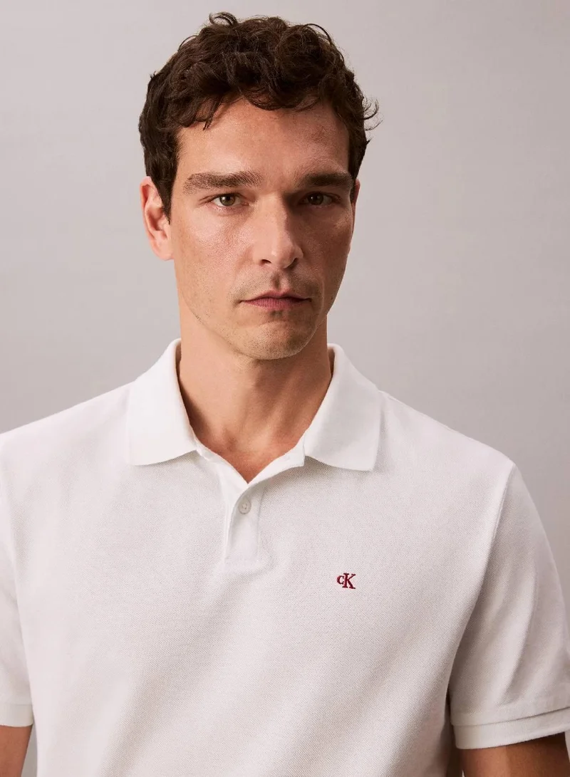 Calvin Klein Jeans Cotton Piqué Polo Shirt
