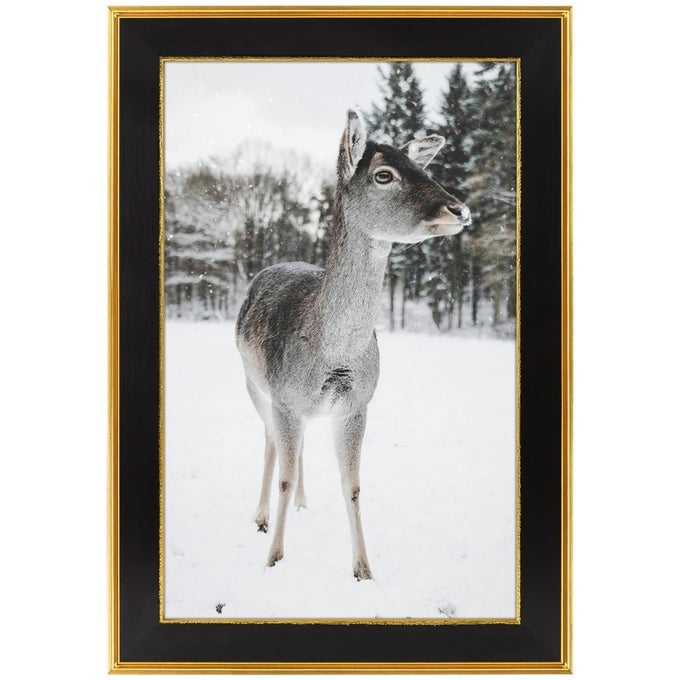 11X17 PICTURE FRAME FOR 11X17 PHOTO WITHOUT MATVINTAGE STYLEWALL MOUNTING BLACK AND ORNATE GOLD