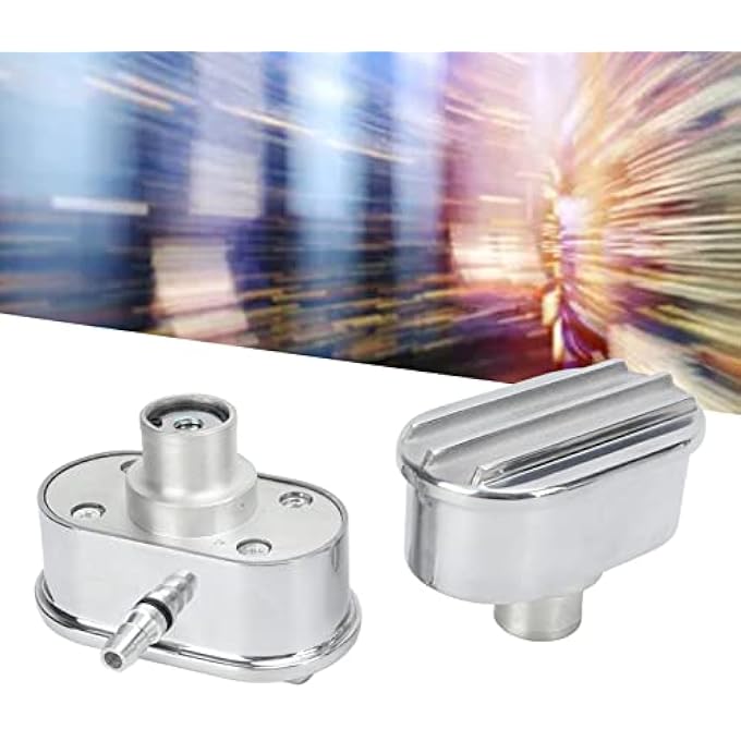 ريحني غطاء صمام كينسو، تنفس علبة مرنك، فلتر تنفس، غطاء زيت PCV 6100FP 6101FP مع مدفع PCV مدمج وفلتر قابل للاستبدال لتهوية غطاء الصمامات، علبة المرفق - Image 4