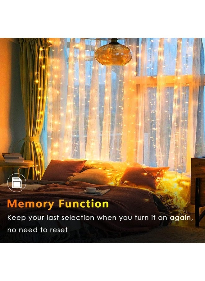 Eleish - 25m Warm White String Lights with 300 LEDs, IP44 Waterproof, 8 Modes with Memory Function, Indoor and Outdoor Fairy Lights for Christmas, Wedding, Party, and Garden - Image 1