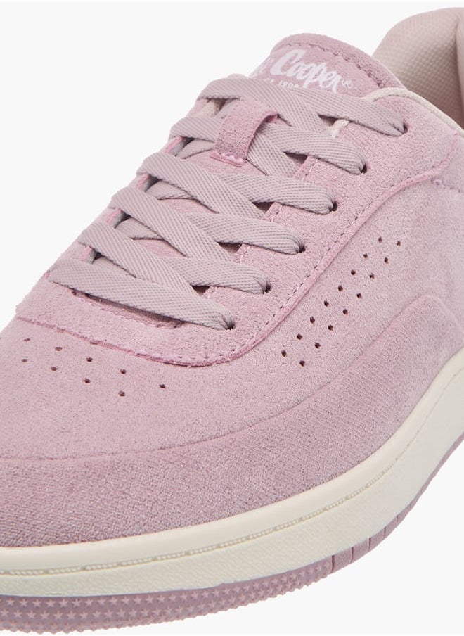 Lee Cooper Women's Panelled Sneakers with Lace-Up Closure  - Image 4
