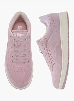 Lee Cooper Women's Panelled Sneakers with Lace-Up Closure  - Image 1