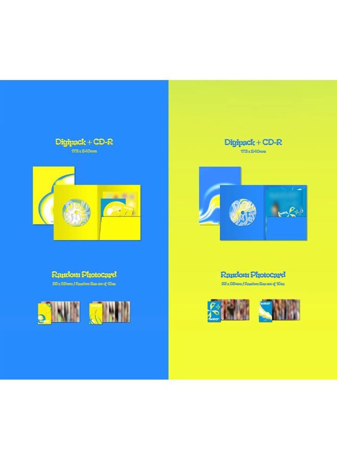dreamus Kep1er - DOUBLAST 2nd Mini Album without poster. (B1UE BLAST ver), Blue;Yellow - Image 4