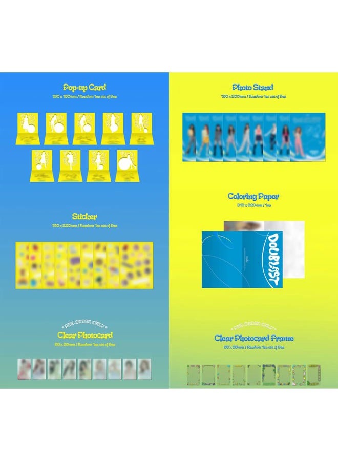 dreamus Kep1er - DOUBLAST 2nd Mini Album without poster. (B1UE BLAST ver), Blue;Yellow - Image 5