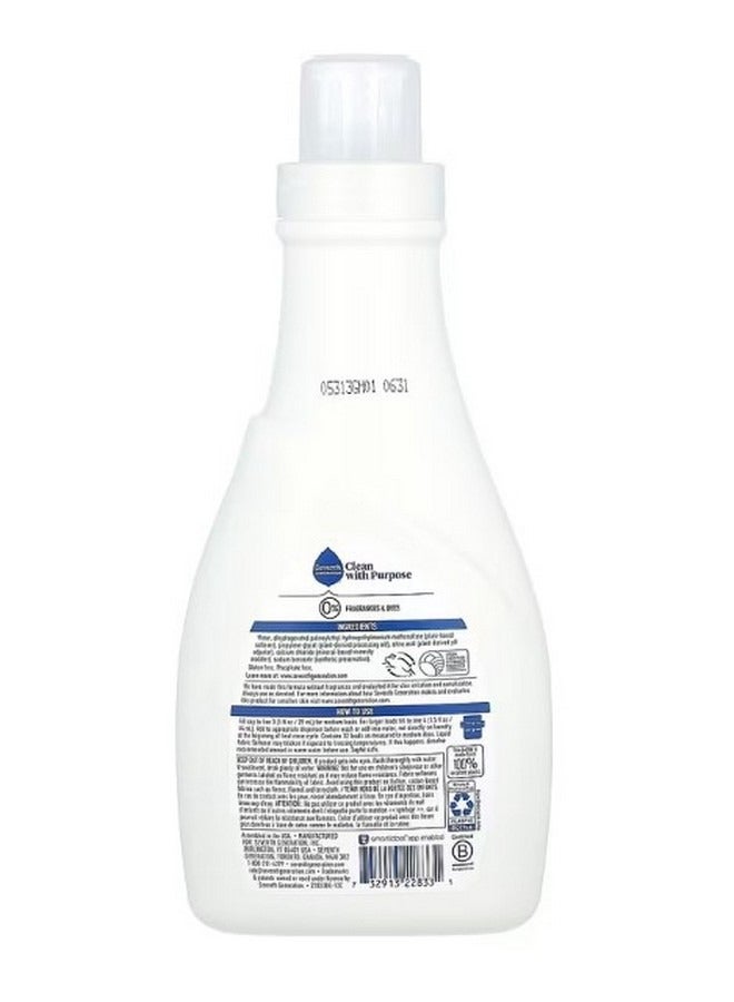Seventh Generation Fabric Softener Free and Clear 32 fl oz 946 ml - Image 2