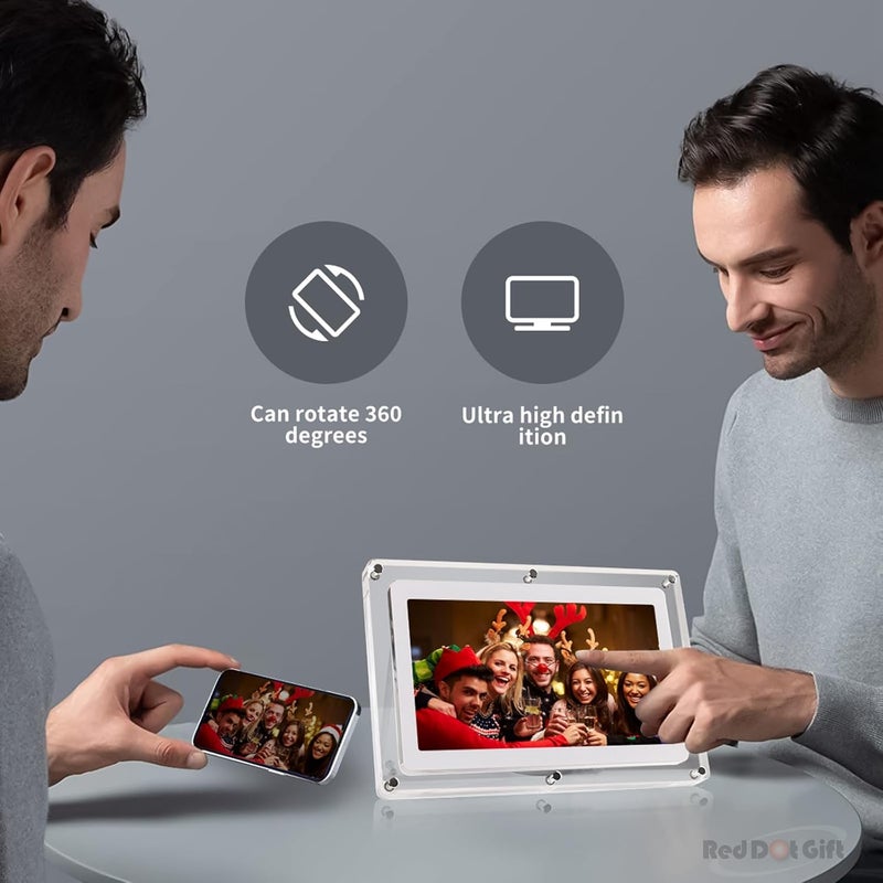 Red Dot Gift® 5 Inch Digital Picture Frame, Acrylic Video Frame, 8GB Memory, 1000mAh Built-in Battery, Perfect for Home Decor and Heartfelt Gifts (5 Inch / 1000mAh) - Image 5