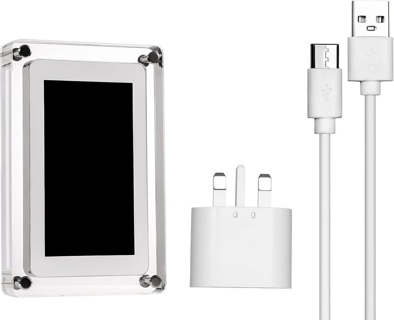 Red Dot Gift® 5 Inch Digital Picture Frame, Acrylic Video Frame, 8GB Memory, 1000mAh Built-in Battery, Perfect for Home Decor and Heartfelt Gifts (5 Inch / 1000mAh) - Image 1