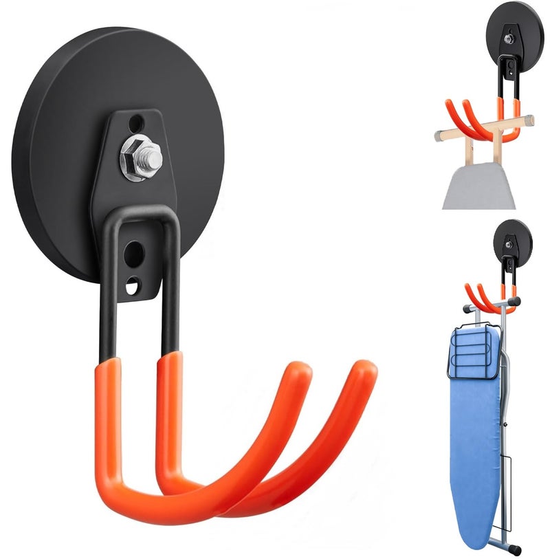 AceTaken Ironing Board Magnetic Hanger Hook Magnetic Mount Ironing Board Holder Rack for Laundry Rooms Utility Rooms Closets GarageBasement