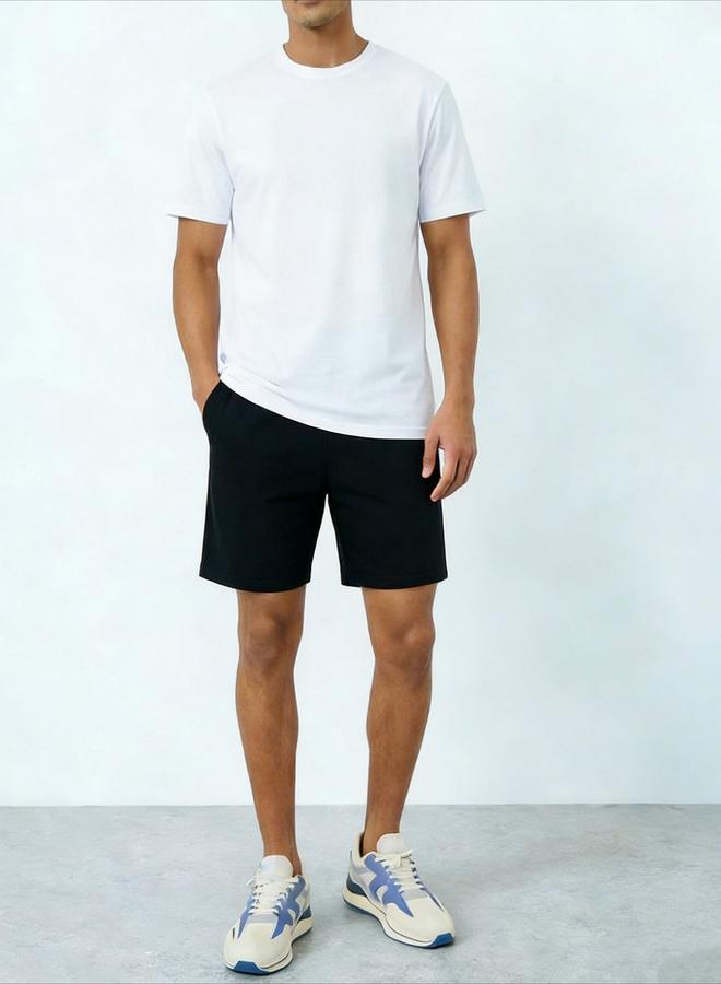 Take Two men's graphic print round neck short sleeve T-shirt with shorts set - Image 3