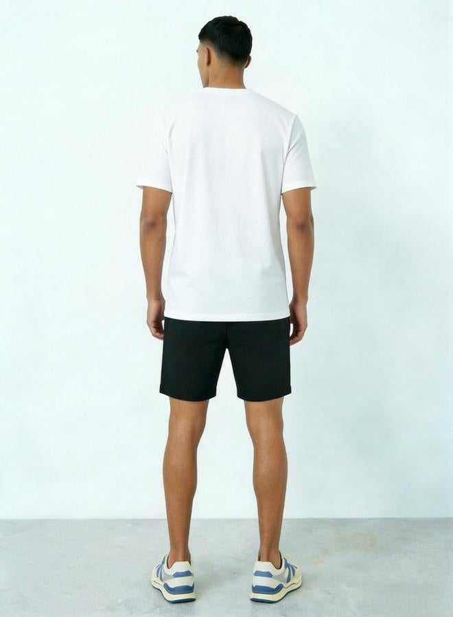 Take Two men's graphic print round neck short sleeve T-shirt with shorts set - Image 2