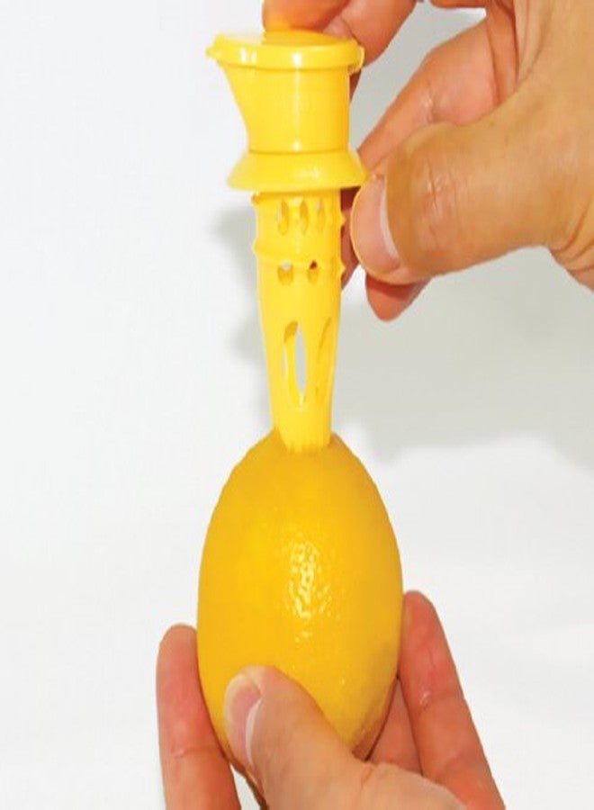 EcoJeannie 1 Pack Citrus Tap, Portable Lemon Juicer Faucet (Patent Pending), Lime Squeezer, Juice Extractor- BPA Free Hormone Free - Image 2