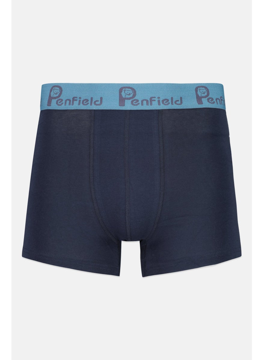 Penfield - Men Brand Logo 3 Piece Boxer, Navy Combo - Image 1