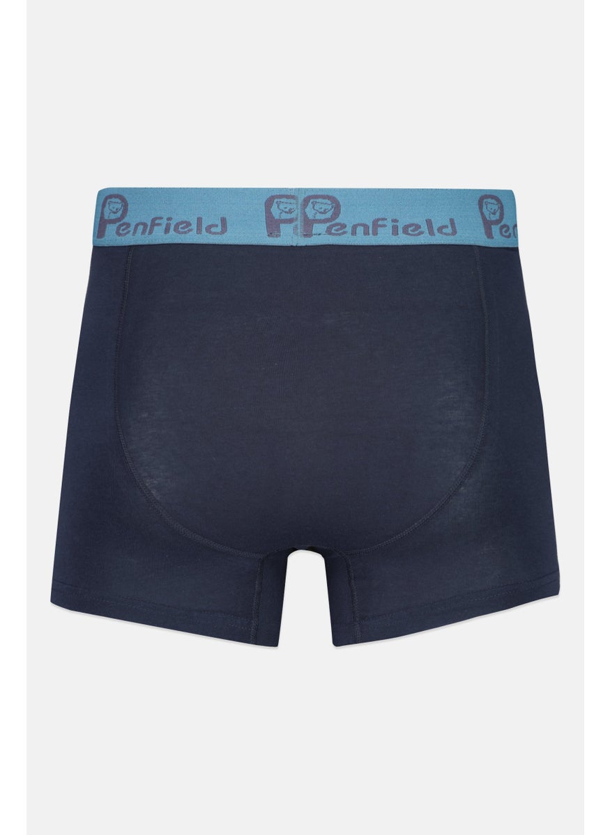 Penfield - Men Brand Logo 3 Piece Boxer, Navy Combo - Image 1