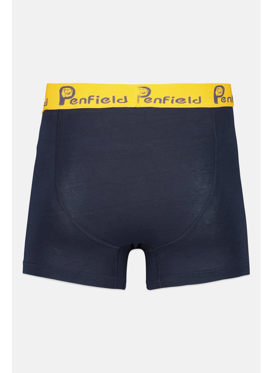 Penfield - Men Brand Logo 3 Piece Boxer, Navy Combo - Image 1