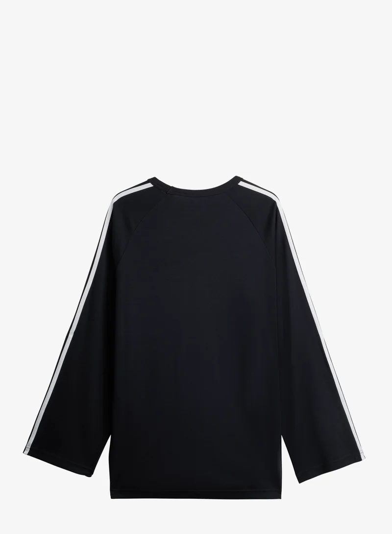 Adidas Y-3 Long Sleeve Long-Sleeve Top 3-Stripes