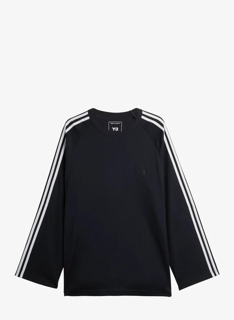Adidas Y-3 Long Sleeve Long-Sleeve Top 3-Stripes