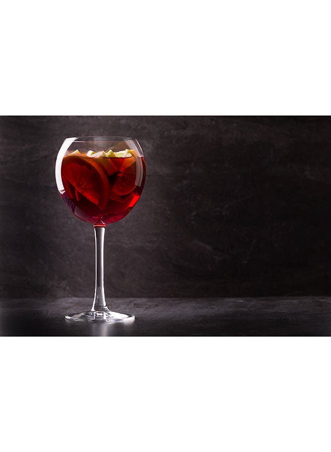 Voglia Nude 20 Ounce Gin Balloon Glasses, Set Of 6 Crystal Red Wine Glasses - Laser-Cut Rim, Dishwasher-Safe, Fine-Blown Crystal Large Wine Glasses, For White or Red Wines or Sangria