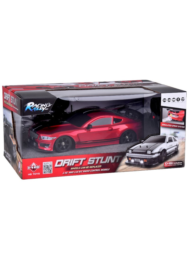 PlayandDream - RC Drift Car 1:16 Scale 4WD 18KM/H High Speed Model Vehicle Mustang - Image 1