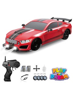 PlayandDream RC Drift Car 1:16 Scale 4WD 18KM/H High Speed Model Vehicle Mustang  - Image 1
