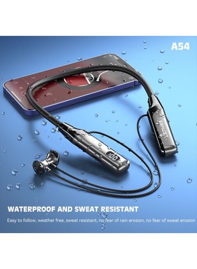 Lenyes Neck-Mounted Bluetooth Headphone Stereo Sports Wireless - Image 4