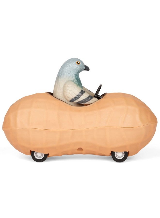 Accoutrements Archie Mcphee Pigeon in a Peanut Pull Back Toy Car (13038) - Image 1