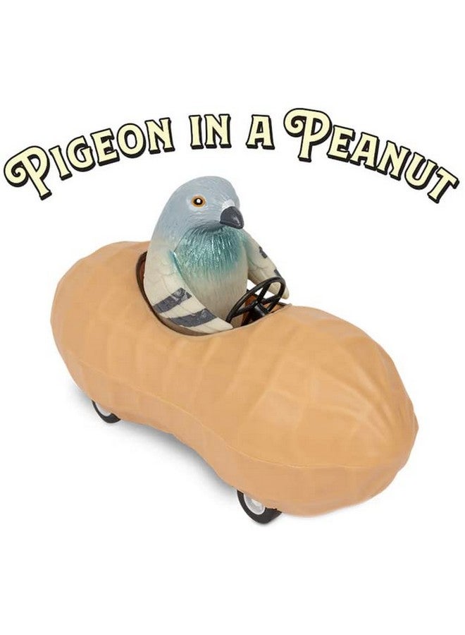 Accoutrements Archie Mcphee Pigeon in a Peanut Pull Back Toy Car (13038) - Image 2
