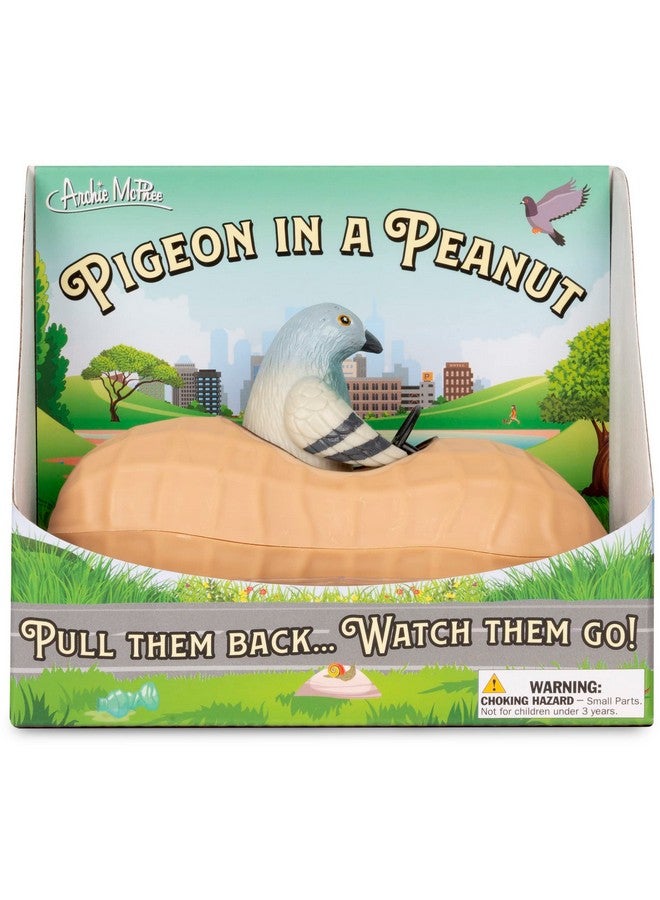 Accoutrements Archie Mcphee Pigeon in a Peanut Pull Back Toy Car (13038) - Image 3