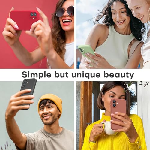 LOVE 3000 Designed for iPhone 16 Case Premium Silicone with Soft AntiScratch Microfiber Lining Shockproof Protective Phone Case for Men Women Girls 61 Black - Image 3