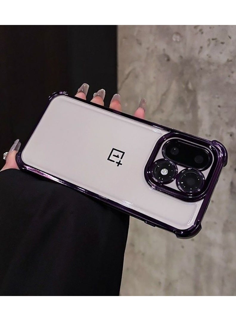 Compatible with Oneplus 15 back Case cover,Four corner airbag protection, Transparent back panel, TPU material soft shell, Light, thin, Anti fingerprint, Anti fall - Image 1