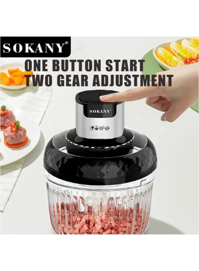 سوكاني SK-06008 (كبه سوكانى زجاج 800وات2دورق (3لتر +1/2لتر  - Image 4