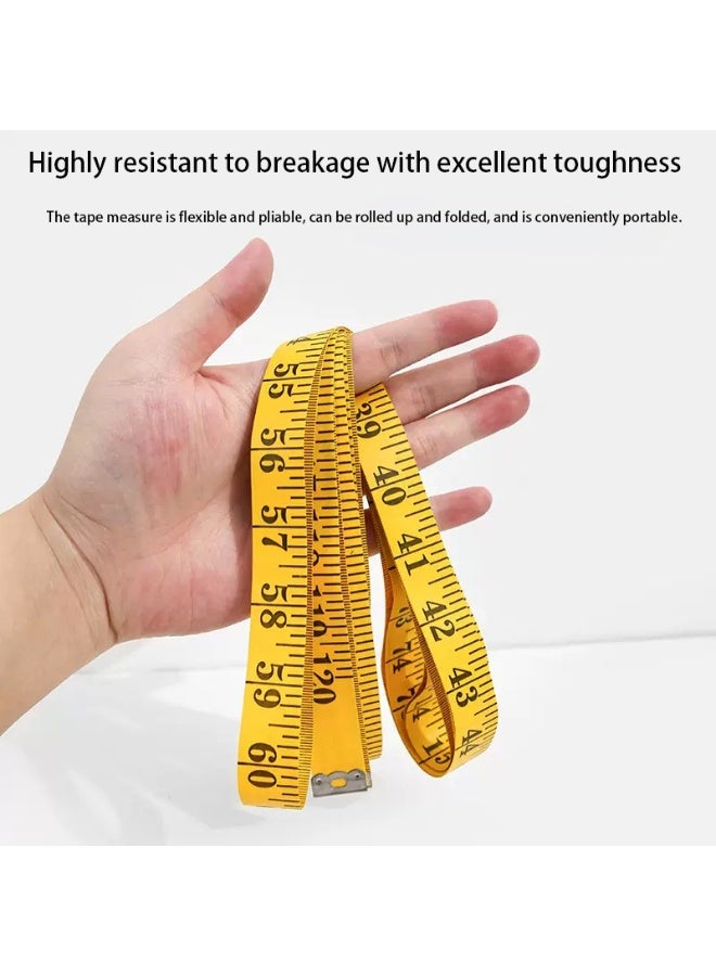 صن سباير شريط قياس مزدوج، أداة مرنة لقياس الجسم للخياطين، مزودة بعلامات سنتيمترية على الجانب الخلفي. 120 بوصة/300 سنتيمتر. - Image 2