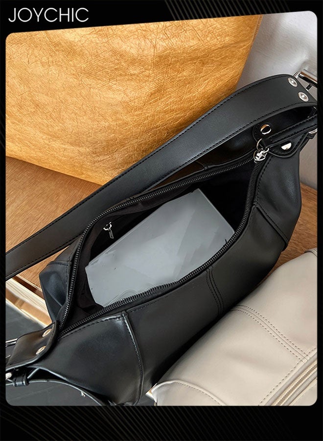 Joychic حقيبة كتف جلدية خفيفة الوزن ومتعددة الاستخدامات للنساء، حقيبة شخصية تحت الإبط للسيدات مع أحزمة قابلة للتعديل - Image 4