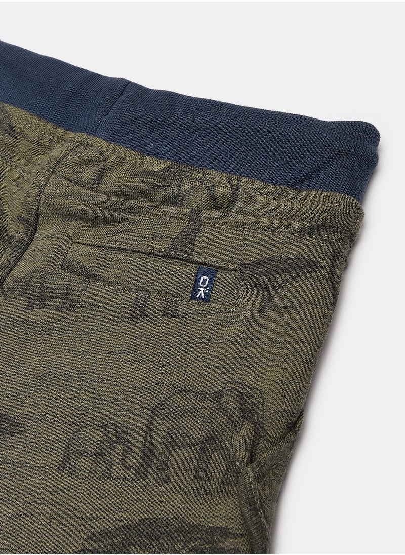 Okaidi Green Shorts for Boys  - Image 4