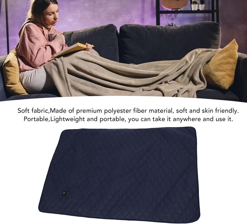 Electric Heating Blanket Soft Portable USB 5V Heated Throw for Home Office Dormitory (Style 2) - Image 4