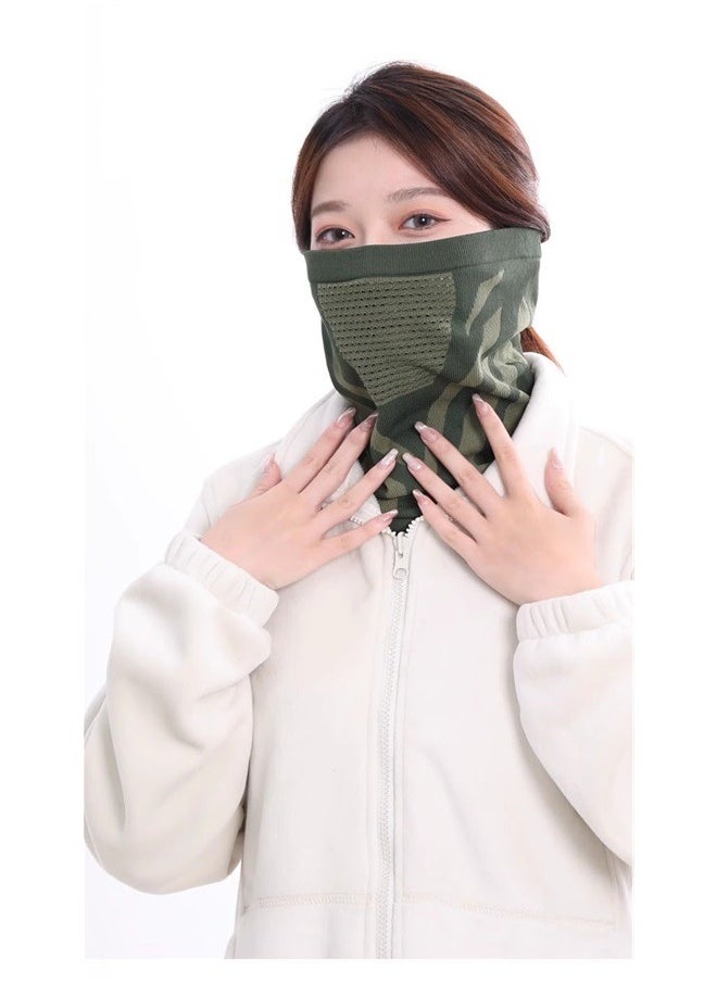yongsheng Windproof Mask Cover 23 x 39cm，Winter Neck Warmer Windproof Face Mask Bandana for Ski Snowboard  - Image 2