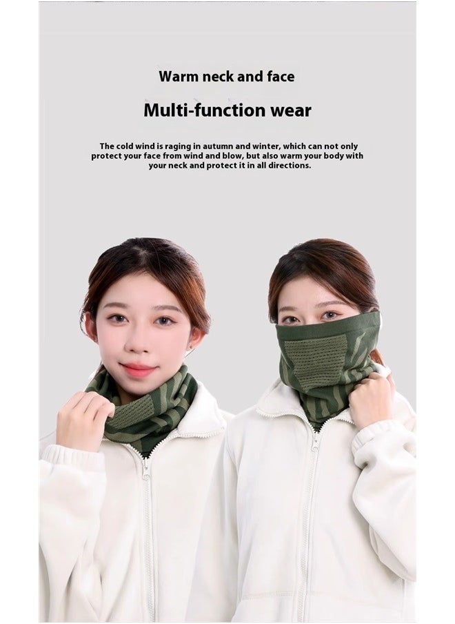 yongsheng Windproof Mask Cover 23 x 39cm，Winter Neck Warmer Windproof Face Mask Bandana for Ski Snowboard  - Image 4