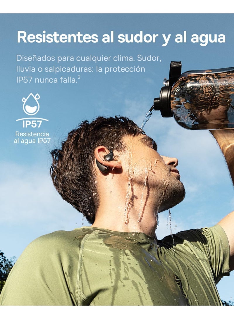 Baseus Eli Sport 2 Open-Ear Wireless Earbuds – Powerful Sound, Secure Fit & 45H Battery - Cosmic Black - Image 5