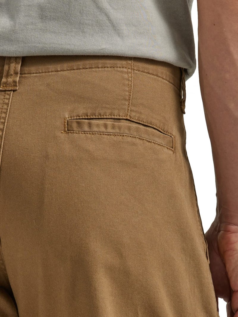 Wrangler Authentics Men's Relaxed Fit Stretch Cargo Pant, Kangaroo, 32W x 34L - Image 3