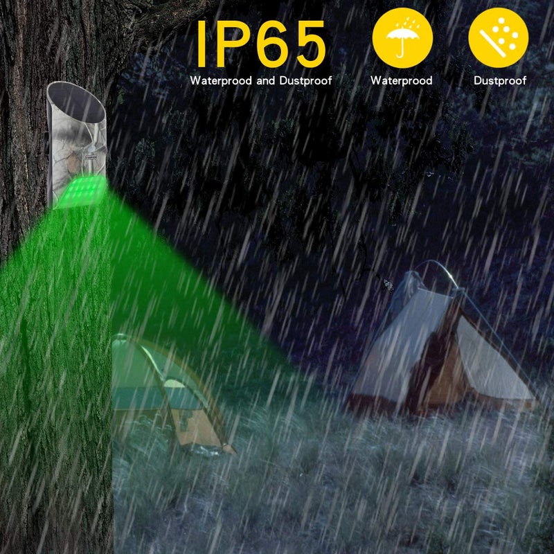Vizzlema Feeder Hog Light Vizzlema Outdoor Solar Feeder Light for Hunting with Motion Sensor and Green Light for Game Animal Hunting - Image 3