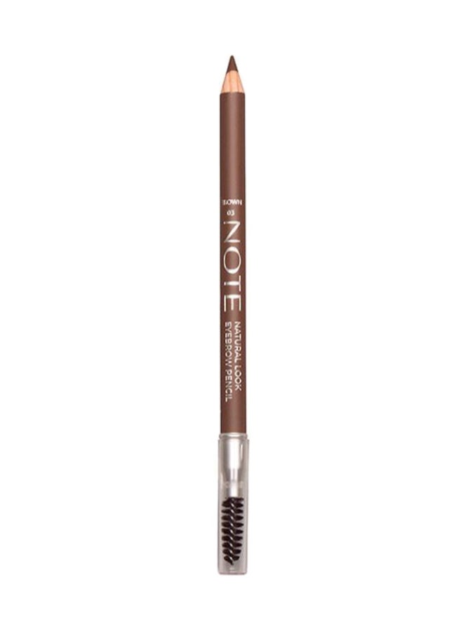 NOTE COSMETIQUE - Note Natural Look Eyebrow Pencil-03 Brown - Image 1