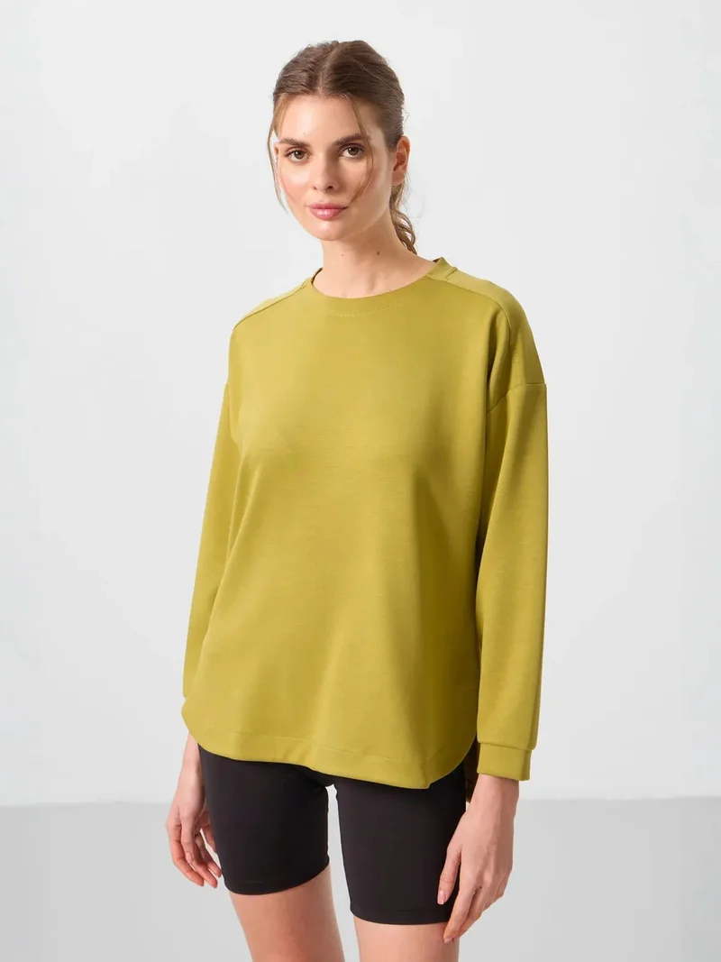 تومي لايف TOMMY Long-sleeve Jersey Tunic Top