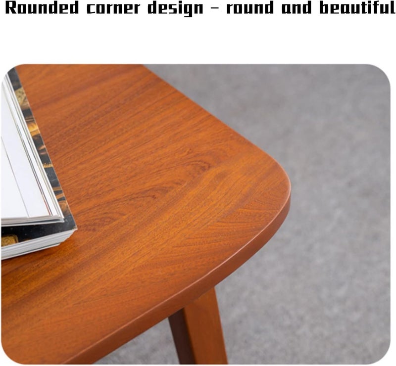 Craftsline Solid Sheesham Wooden Tables Coffee Table Solid Wood Tatami Coffee Table Bay Window Small Table Indoor Mini Balcony Floor Table and Safe Rounded Edges (60x40x30cm) - Image 4