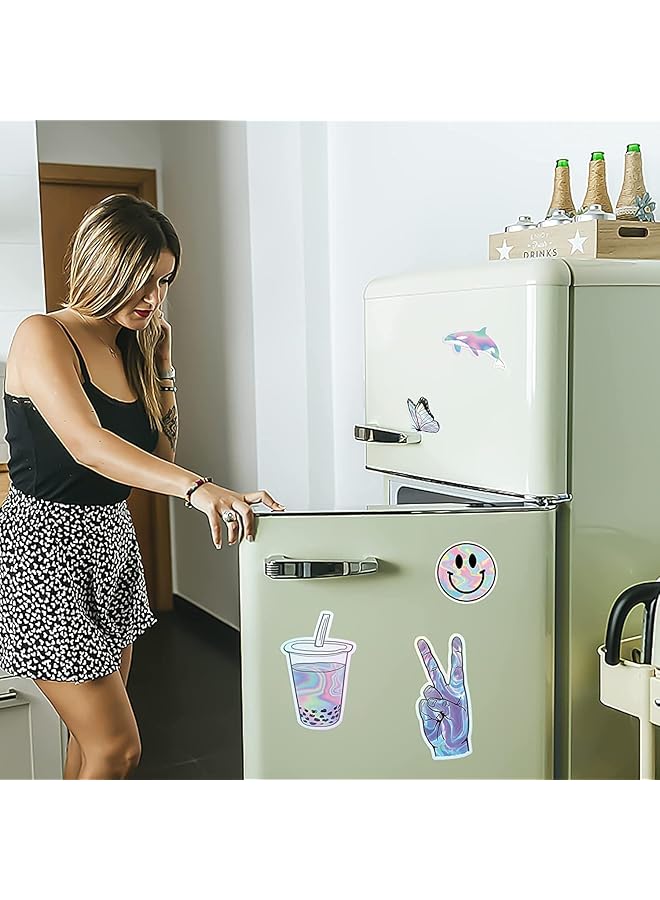 إيروريكس 20 ورقة من ورق الملصقات المجسمة القابلة للطباعة بحجم A4 من الفينيل، ملصقات مجسمة ذاتية اللصق، فيلم شفاف مقاوم للماء، 4 أنماط لطابعات الليزر النافثة للحبر - Image 5